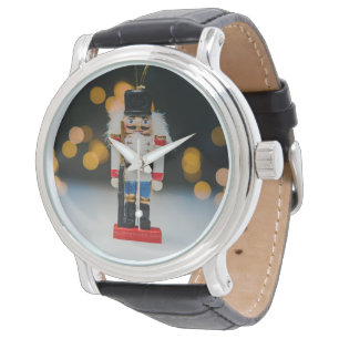 Christmas SlipperyJoe notenkraker beeldje ornament Horloge