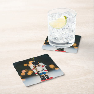 Christmas SlipperyJoe notenkraker beeldje ornament Kartonnen Onderzetters