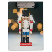 Christmas SlipperyJoe notenkraker beeldje ornament Klembord (Voorkant)