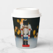 Christmas SlipperyJoe notenkraker beeldje ornament Papieren Bekers (Voorkant)