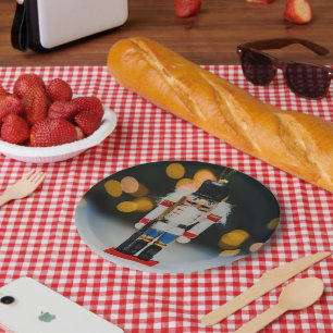 Christmas SlipperyJoe notenkraker beeldje ornament Papieren Bordje