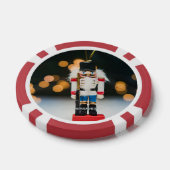 Christmas SlipperyJoe notenkraker beeldje ornament Poker Chips (Enkel)