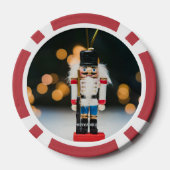 Christmas SlipperyJoe notenkraker beeldje ornament Poker Chips (Achterkant)