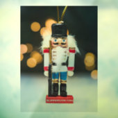 Christmas SlipperyJoe notenkraker beeldje ornament Raamsticker (Vel 3)