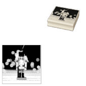 Christmas SlipperyJoe notenkraker beeldje ornament Rubberstempel (Gestempeld)