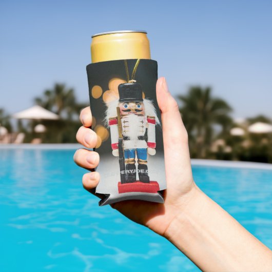 Christmas SlipperyJoe notenkraker beeldje ornament Seltzer Blikjeskoeler (Insitu Zwembad)