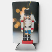 Christmas SlipperyJoe notenkraker beeldje ornament Seltzer Blikjeskoeler (Voorkant)
