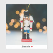 Christmas SlipperyJoe notenkraker beeldje ornament Sticker (Vel)