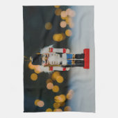 Christmas SlipperyJoe notenkraker beeldje ornament Theedoek (Verticaal)