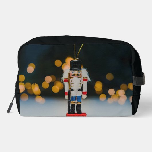 Christmas SlipperyJoe notenkraker beeldje ornament Toilettasje (Achterkant)