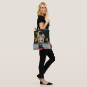 Christmas SlipperyJoe notenkraker beeldje ornament Tote Bag (Op model)