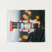 Christmas SlipperyJoe notenkraker beeldje ornament Wandkleed (Voorkant (horizontaal))