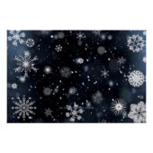 Christmas SlipperyJoe vallen verschillende vormen  Perfect Poster (Voorkant)