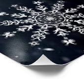 Christmas SlipperyJoe vallen verschillende vormen  Perfect Poster (Hoek)