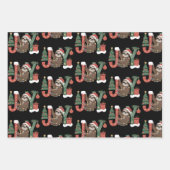 Christmas Sloth Holiday Tree Gifts Joy Cute Funny Inpakpapier Vel (Voorkant)
