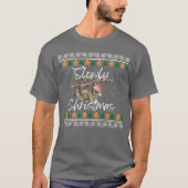 Christmas Sloth SLowly Christmas friend T-shirt (Voorkant)