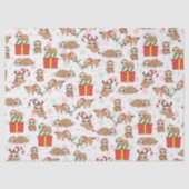 Christmas Sloths Tissue Paper Tissuepapier (Voorkant)
