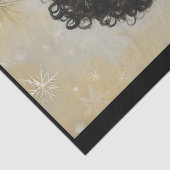 Christmas Smart Steampunk Vrouw Gold Q6 Decoupage Tissuepapier (Detail)