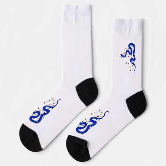 Christmas Snake Crew Socks Sokken (Links)