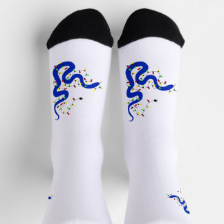 Christmas Snake Crew Socks Sokken