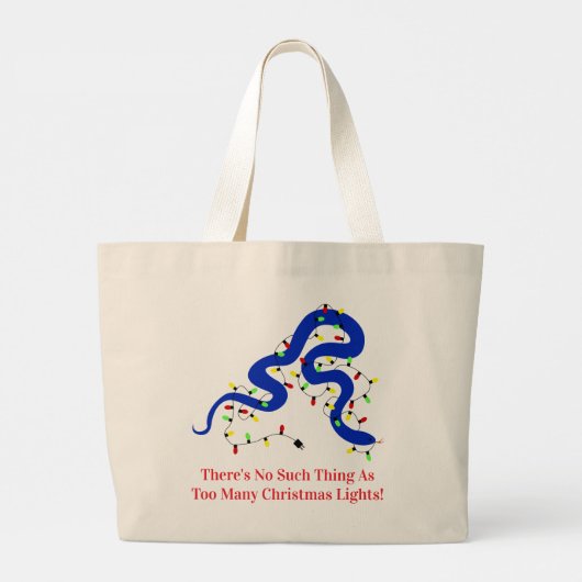 Christmas Snake Tote Bag (Achterkant)
