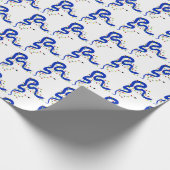 Christmas Snakes Wrapping Paper Cadeaupapier (Hoek)