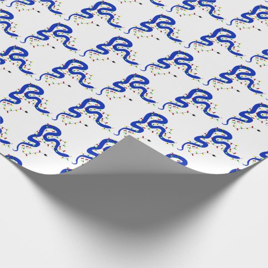 Christmas Snakes Wrapping Paper Cadeaupapier (Hoek)