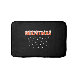 CHRISTMAS Sneeuwballen Badmat