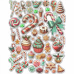 Christmas Snoep And Sweet trakteert clipart Sticker<br><div class="desc">Christmas Snoep And Sweet traktaties kleurenillustraties kunst clipart Sticker Stickers blad</div>