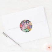 CHRISTMAS SNOEP PEACEFUL JOY RONDE STICKER (Envelop)