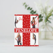 Christmas Snoep Sprinkle 4 Fotocollage Briefkaart (Staand voorkant)