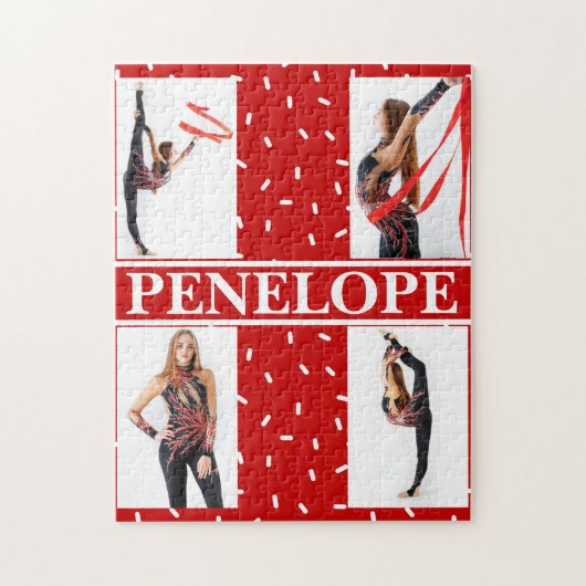 Christmas Snoep Sprinkle 4 Fotocollage Legpuzzel (Verticaal)