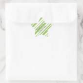 Christmas Snoep Stripe Star Sticker (Tas)