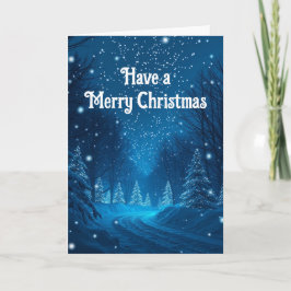 Christmas Snow Christmas Kaart