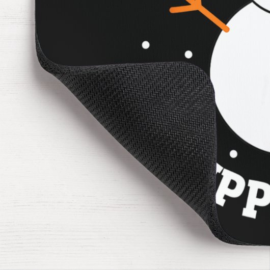 Christmas Snow Day Suprter Snowflake Snowman Funny Muismat (Hoek)