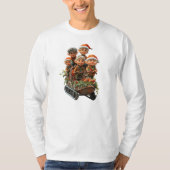 Christmas Snow Fun Mannen T-shirt (Voorkant)