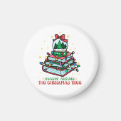 Christmas Snow Globe Book for Readers Magneet (Voorkant)