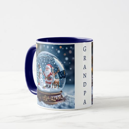 Christmas Snow Globes Personalized Mok (Voorkant links)