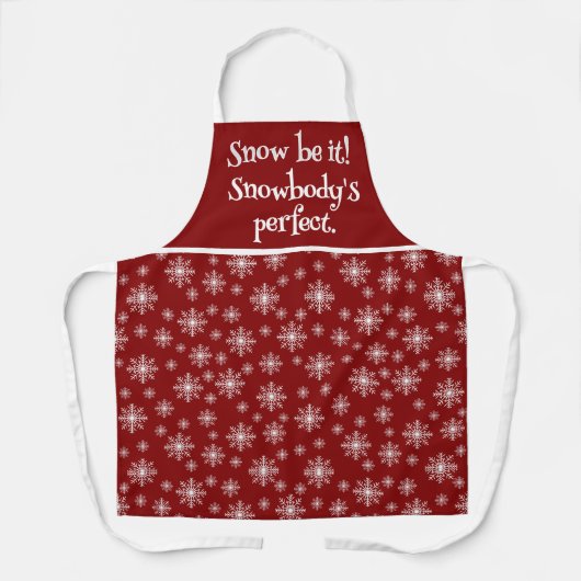 Christmas Snow Pun All-Over Print Schort (Voorkant)