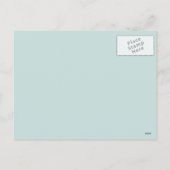 Christmas Snow Wereldbol Foto Feestdagenkaart (Achterkant)