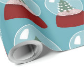 Christmas Snow Wereldbol inpakpapier (Rol Hoek)