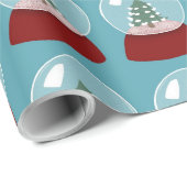 Christmas Snow Wereldbol inpakpapier (Rol Hoek)