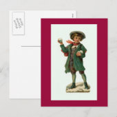 "Christmas Snowball" Briefkaart (Voorkant / Achterkant)