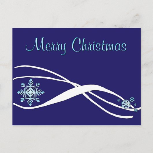 Christmas Snowflake Briefkaart (Voorkant)