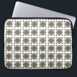 Christmas Snowflake Mandala Laptop Sleeve<br><div class="desc">A long body pillow featuring a festive red and green snowflake mandala, perfect for adding holiday cheer to your bedroom.</div>