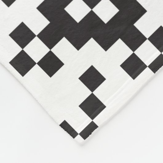 Christmas Snowflakes Fair Isle Seamless Patternart Fleece Deken (Hoek)