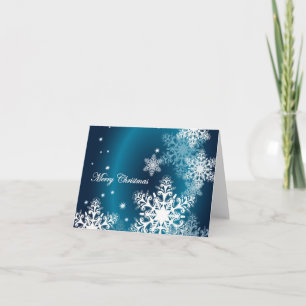 Christmas Snowflakes Feestdagen Kaart