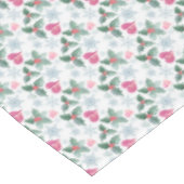 Christmas Snowflakes mistletoe hearts holiday new Tafelkleed (Gekanteld)