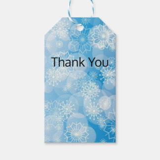 Christmas snowflakes on a blue background cadeaulabel