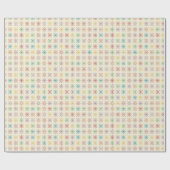 Christmas Snowflakes Themed Packaging Xmas Cadeaupapier (Vlak)